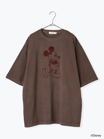 【GOOD ROCK SPEED】MICKEY MOUSE Tシャツ（チャコールグレー/ブラウン）｜sm2rhythm（サマンサモスモス リズム）通販