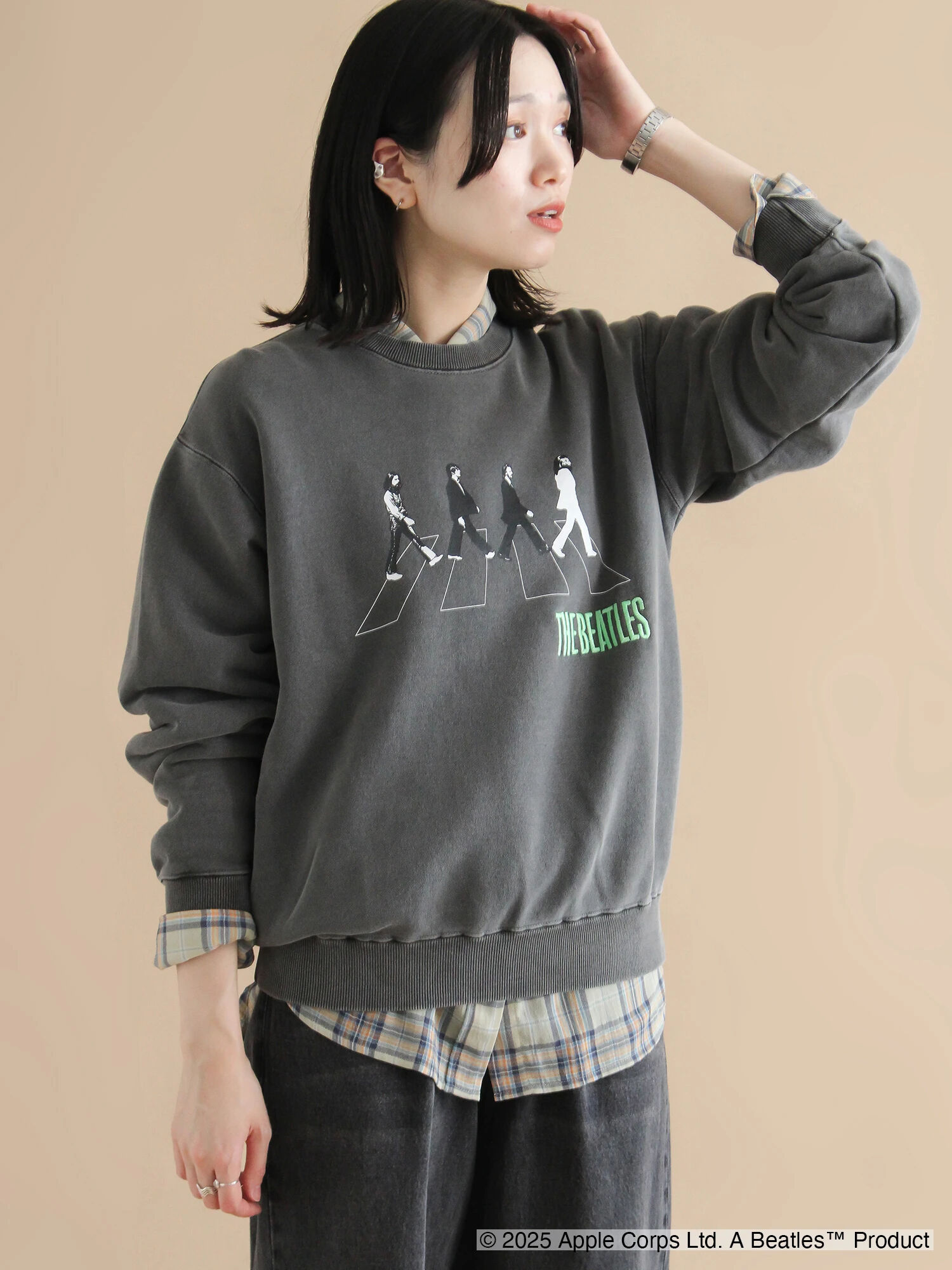 GOOD ROCK SPEED】THE BEATLESスウェット（チャコールグレー/トップス