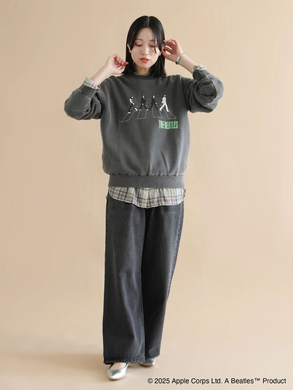 GOOD ROCK SPEED】THE BEATLESスウェット（チャコールグレー/トップス