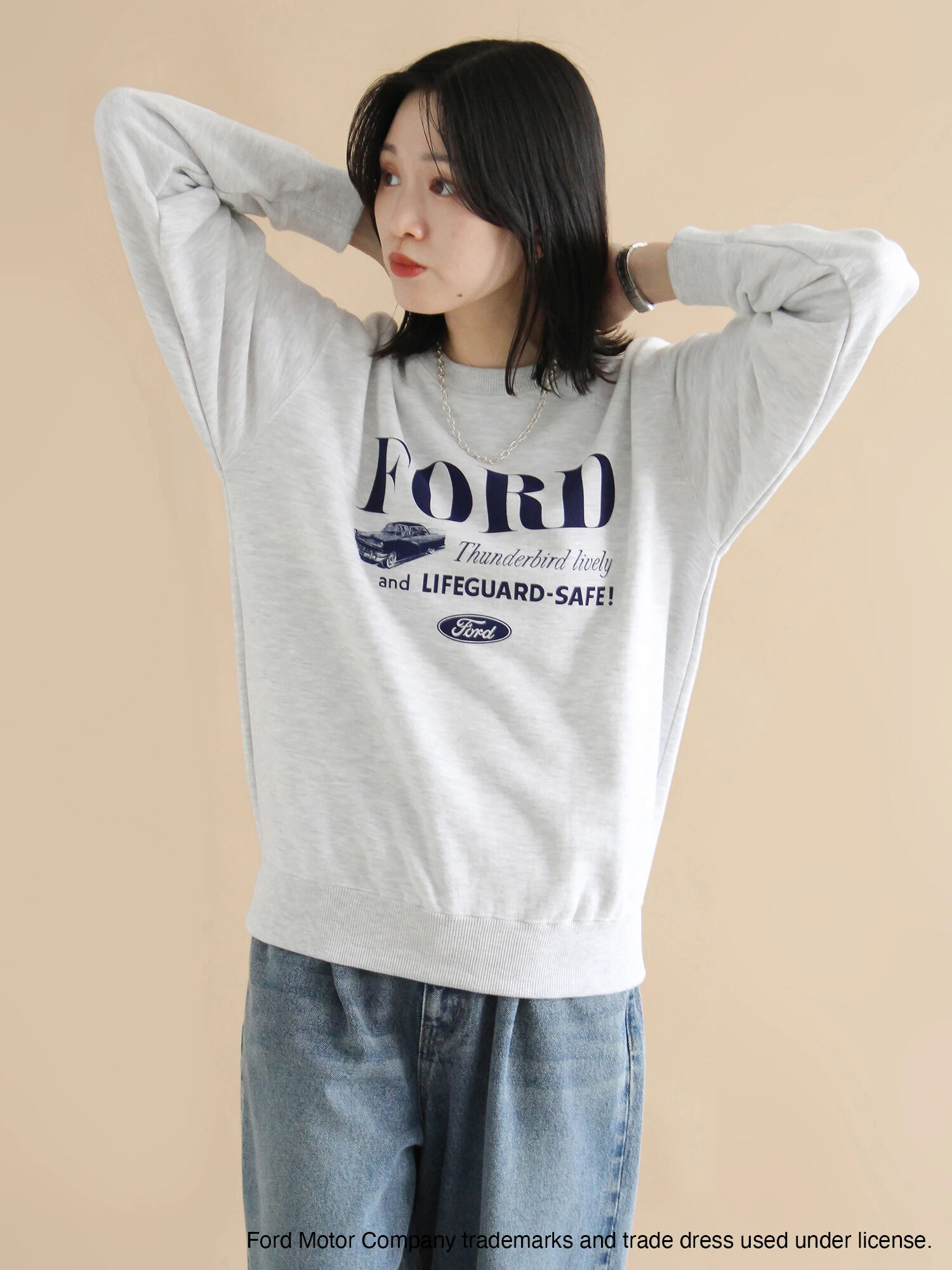 GOOD ROCK SPEED】FORDスウェット（TOPグレー/トップス/カットソー