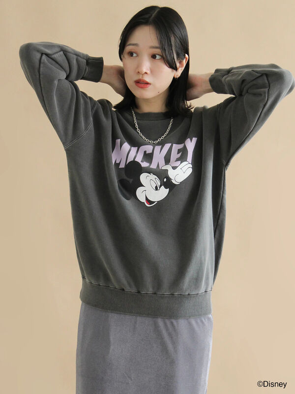 GOOD ROCK SPEED】MICKEY MOUSE / スウェット（チャコールグレー