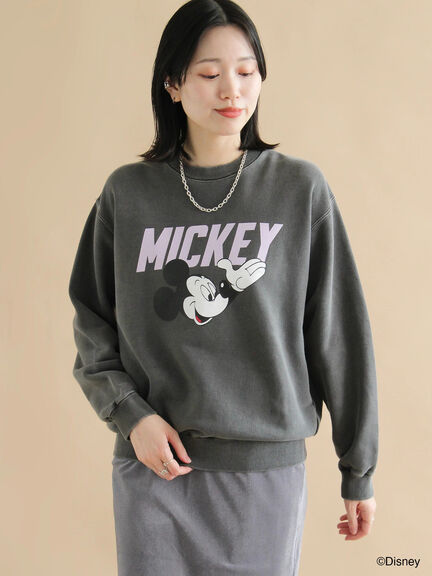 【GOOD ROCK SPEED】MICKEY MOUSE / スウェット（チャコールグレー）｜sm2rhythm（サマンサモスモス リズム）通販