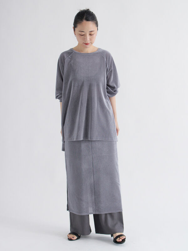 セール】 シアーベロアプルオーバー（グレー/ブラック/ブラウン