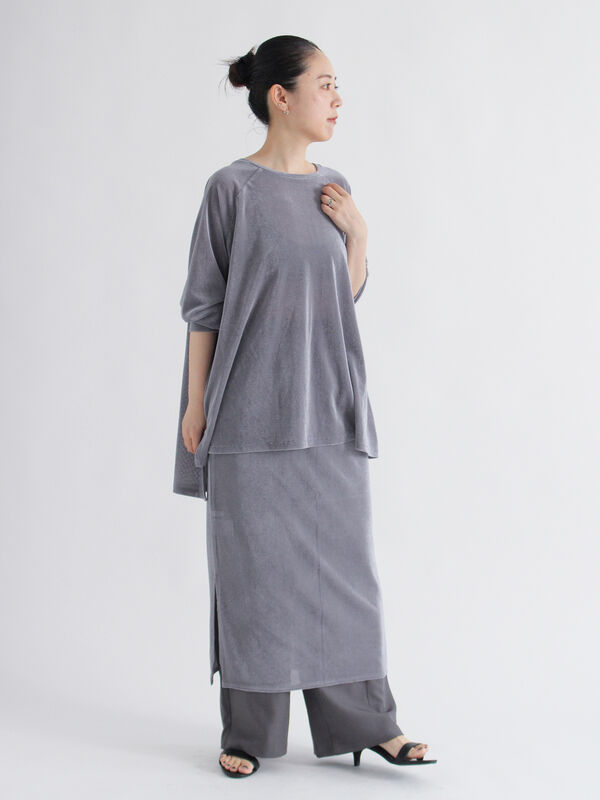 セール】 シアーベロアプルオーバー（グレー/ブラック/ブラウン