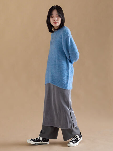 シアーベロアレイヤードスカート（グレー/ブラック/ブラウン）｜sm2rhythm（サマンサモスモス リズム）通販