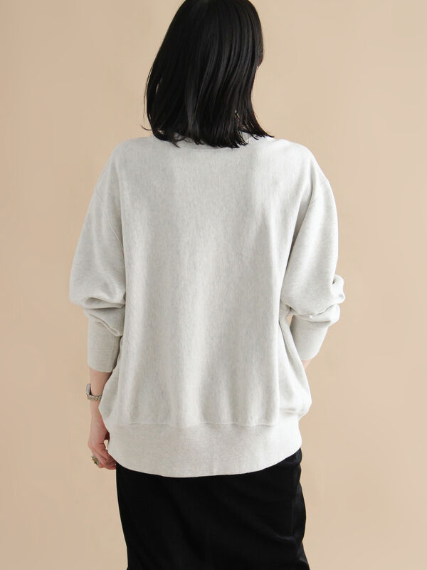 セール】 【Healthknit】ロゴクルーネックプルオーバー（ブラック