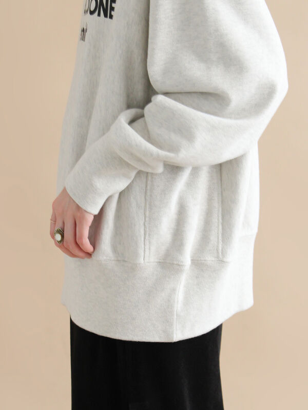 セール】 【Healthknit】ロゴクルーネックプルオーバー（ブラック