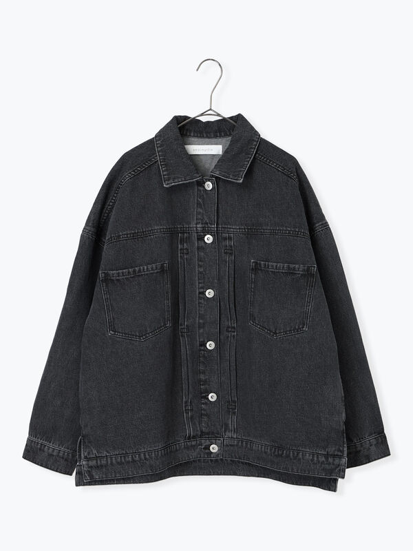 セール】 デニムルーズジャケット（グレー/ブルー/アウター/ジャケット