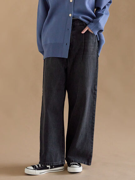 デニムタックパンツ（グレー/ブルー）｜sm2rhythm（サマンサモスモス リズム）通販