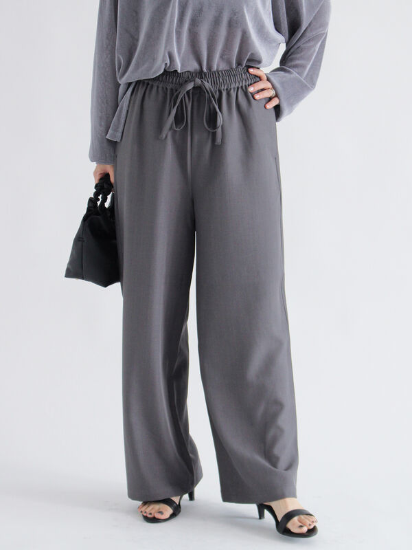 セール】 ストレッチイージーパンツ（グレー/ベージュ/ネイビー