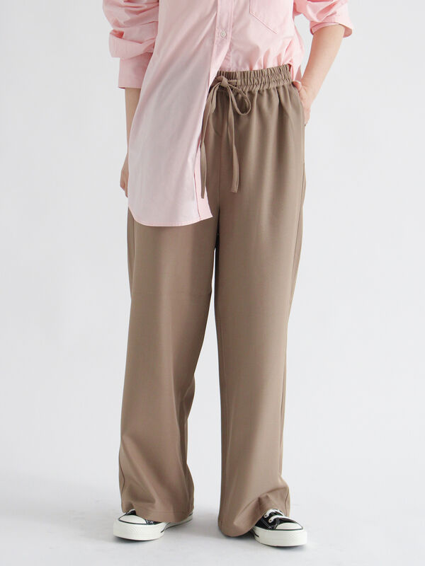 セール】 ストレッチイージーパンツ（グレー/ベージュ/ネイビー