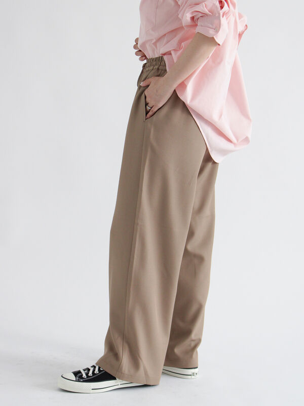 セール】 ストレッチイージーパンツ（グレー/ベージュ/ネイビー