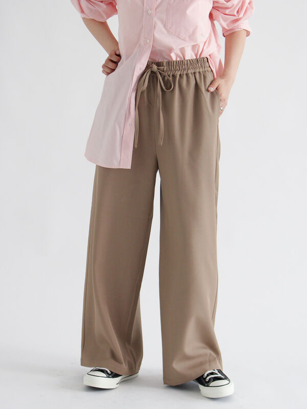 セール】 ストレッチイージーパンツ（グレー/ベージュ/ネイビー