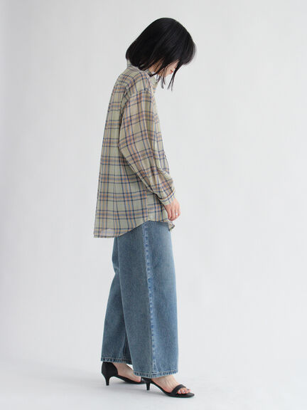 シアーチェックシャツ（ブラック/イエロー/キナリ）｜sm2rhythm（サマンサモスモス リズム）通販