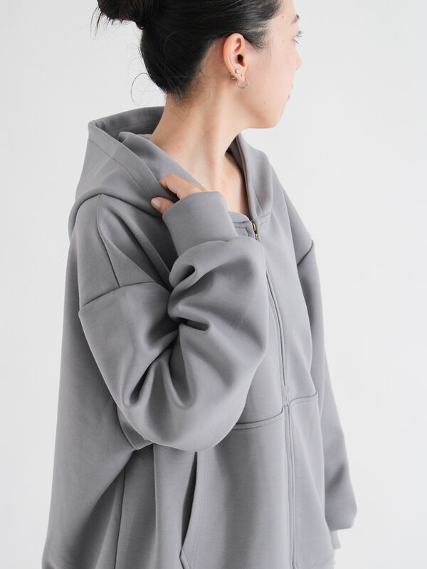 セール】 ダンボールジップパーカー（グレー/ブラック/ブラウン