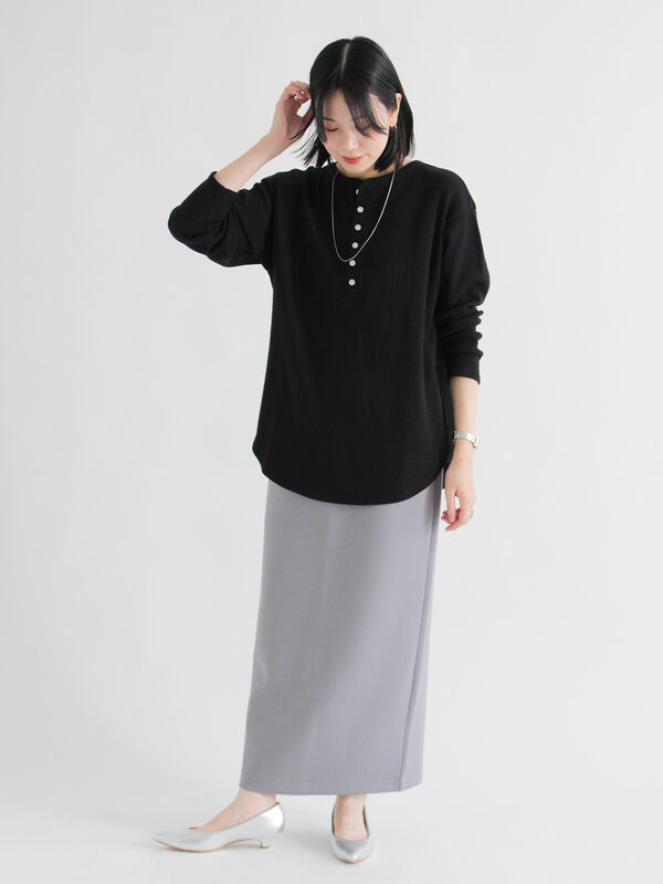 セール】 ダンボールロングスカート（グレー/ブラック/ブラウン