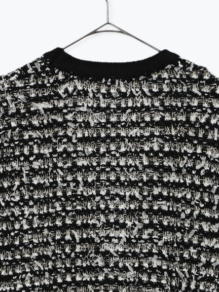 ツイード風ニットジレ（オフホワイト/ブラック/ネイビー）｜sm2rhythm（サマンサモスモス リズム）通販