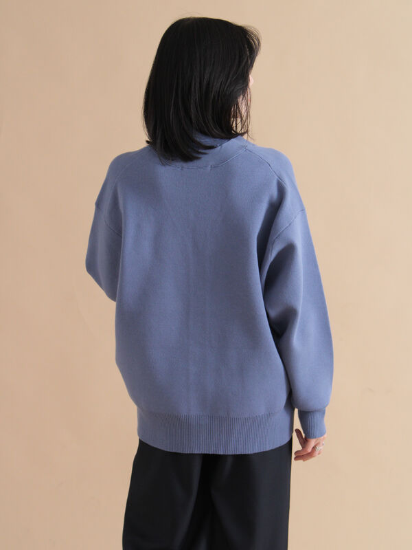 セール】 スポンジニットカーディガン（ブラック/レッド/ブルー