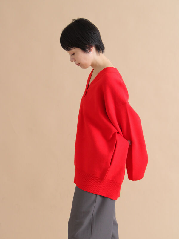 セール】 スポンジニットカーディガン（ブラック/レッド/ブルー