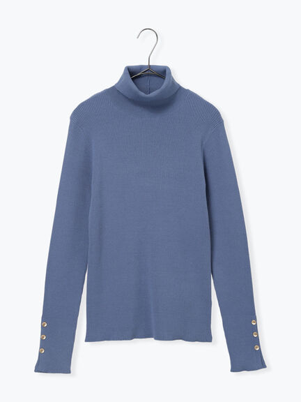 袖ボタンリブニットプルオーバー（ブラック/レッド/ブルー）｜sm2rhythm（サマンサモスモス リズム）通販