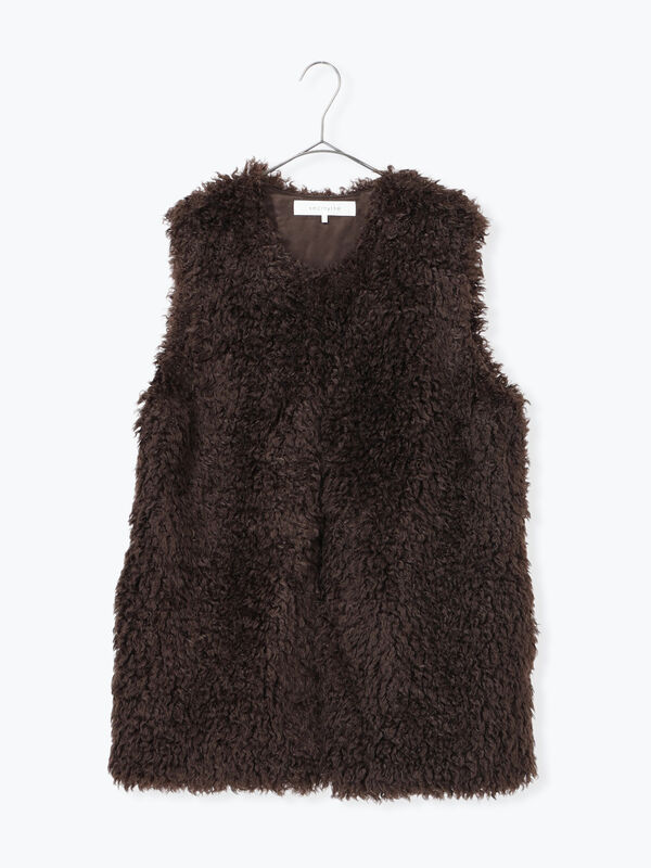 セール】 エコファージレ（チャコールグレー/ベージュ/ブラウン