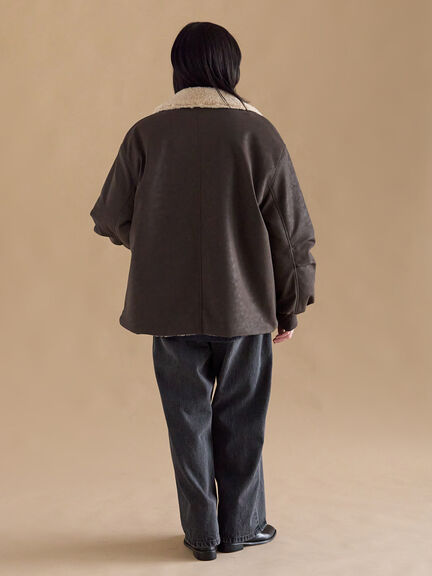 レザーライクミリタリージャケット（ブラック/ブラウン/カーキ）｜sm2rhythm（サマンサモスモス リズム）通販