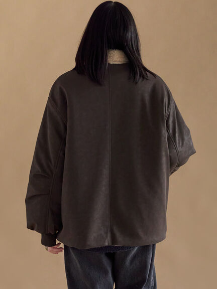 レザーライクミリタリージャケット（ブラック/ブラウン/カーキ）｜sm2rhythm（サマンサモスモス リズム）通販