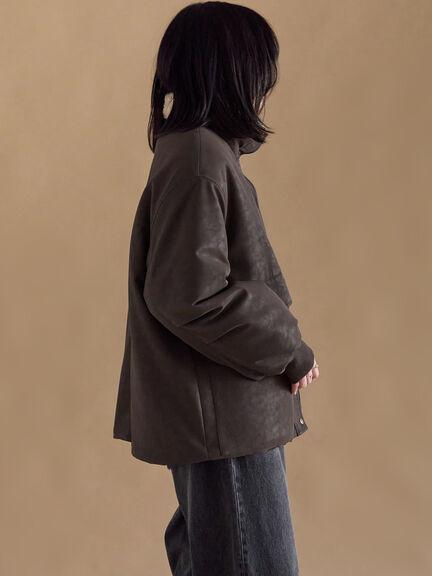 レザーライクミリタリージャケット（ブラック/ブラウン/カーキ）｜sm2rhythm（サマンサモスモス リズム）通販