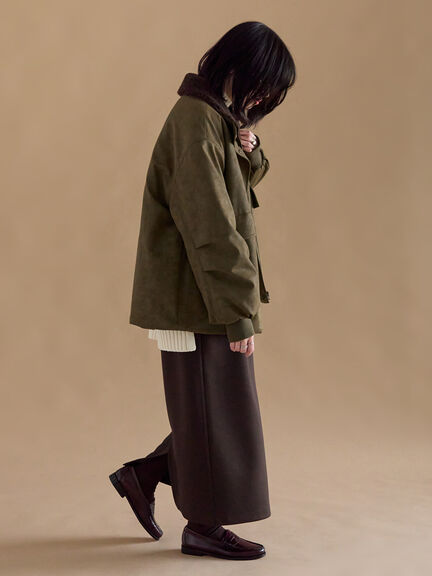 レザーライクミリタリージャケット（ブラック/ブラウン/カーキ）｜sm2rhythm（サマンサモスモス リズム）通販