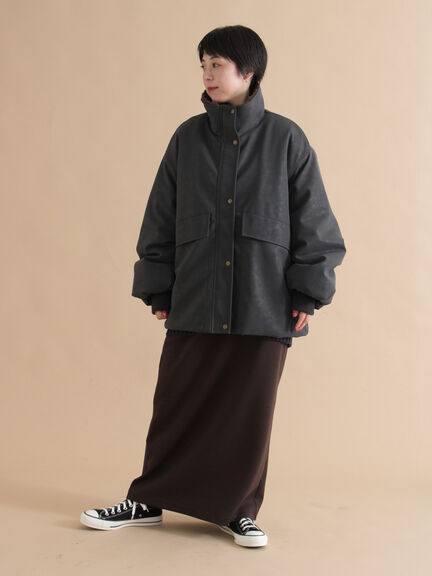 レザーライクミリタリージャケット（ブラック/ブラウン/カーキ）｜sm2rhythm（サマンサモスモス リズム）通販