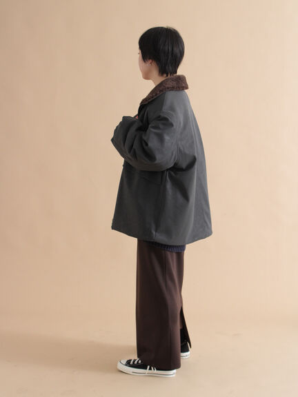 レザーライクミリタリージャケット（ブラック/ブラウン/カーキ）｜sm2rhythm（サマンサモスモス リズム）通販