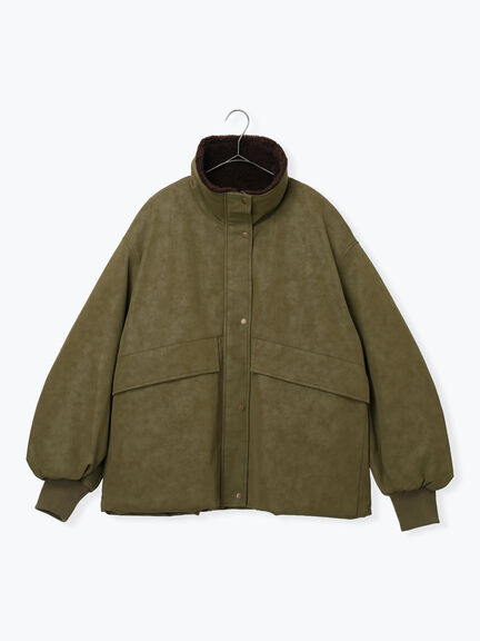 レザーライクミリタリージャケット（ブラック/ブラウン/カーキ）｜sm2rhythm（サマンサモスモス リズム）通販