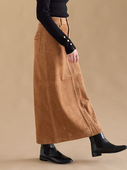 コーデュロイロングスカート（チャコールグレー/ベージュ/ブルー）｜sm2rhythm（サマンサモスモス リズム）通販