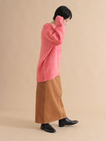 コーデュロイロングスカート（チャコールグレー/ベージュ/ブルー）｜sm2rhythm（サマンサモスモス リズム）通販