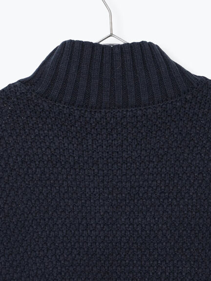 ハイネックケーブルニットプルオーバー（オフホワイト/チャコールグレー/ネイビー）｜sm2rhythm（サマンサモスモス リズム）通販