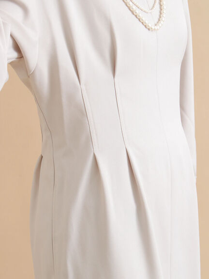 タックワンピース（ブラック/ライトベージュ）｜sm2rhythm（サマンサモスモス リズム）通販