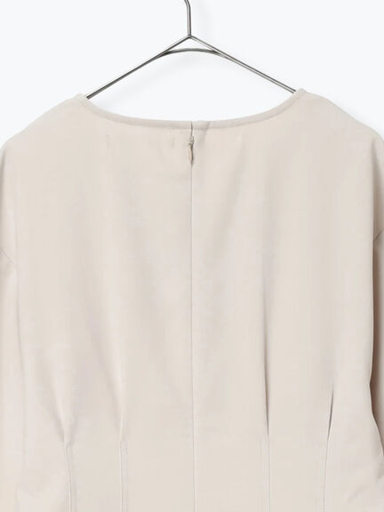 タックワンピース（ブラック/ライトベージュ）｜sm2rhythm（サマンサモスモス リズム）通販