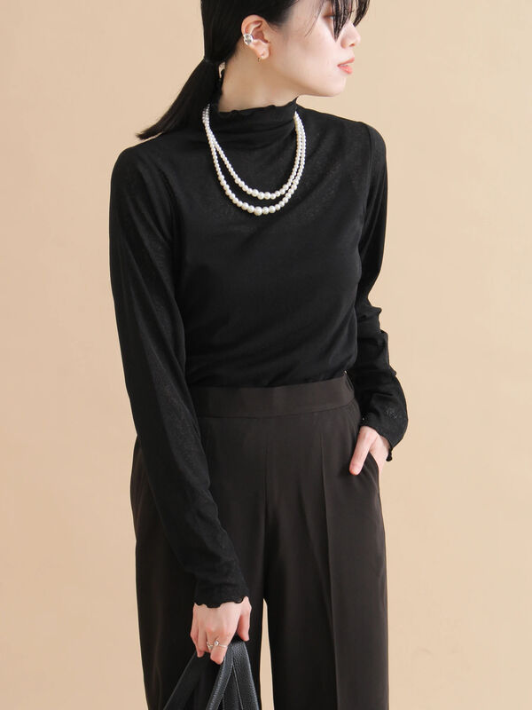 シアープルオーバー（ブラック）｜sm2rhythm（サマンサモスモス リズム）通販