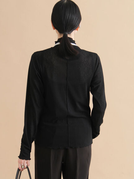 シアープルオーバー（オフホワイト/ブラック）｜sm2rhythm（サマンサモスモス リズム）通販