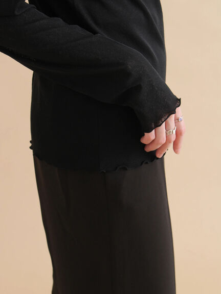 シアープルオーバー（オフホワイト/ブラック）｜sm2rhythm（サマンサモスモス リズム）通販