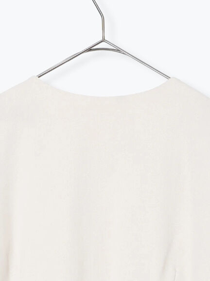 ペプラムジャケット（ブラック/ライトベージュ）｜sm2rhythm（サマンサモスモス リズム）通販