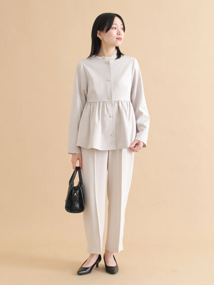 セミワイドパンツ（ブラック/ライトベージュ）｜sm2rhythm（サマンサモスモス リズム）通販