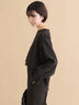 ノーカラーブラウス（ブラック/ライトベージュ）｜sm2rhythm（サマンサモスモス リズム）通販