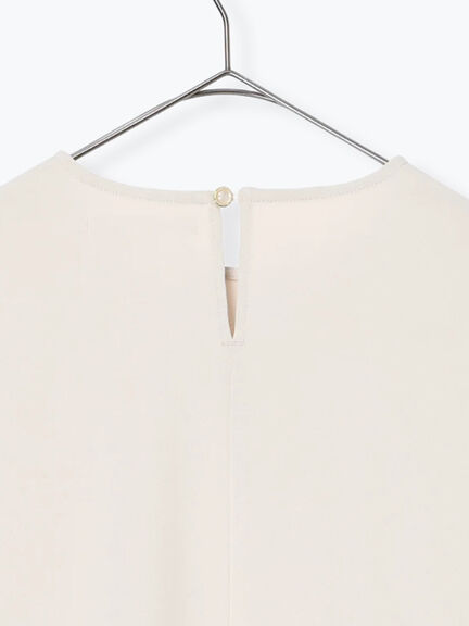 ノーカラーブラウス（ブラック/ライトベージュ）｜sm2rhythm（サマンサモスモス リズム）通販