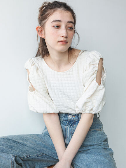 tmrちゃん 　theory セオリー♡TAMALEE.N抜け襟ブラウス 01_001-432.jpg