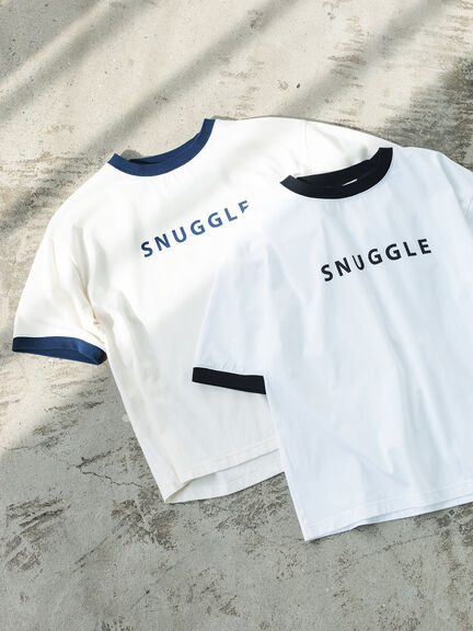 リンガーロゴプリントTシャツ（オフホワイト/キナリ）｜sō4ū（ソウフォーユー）通販