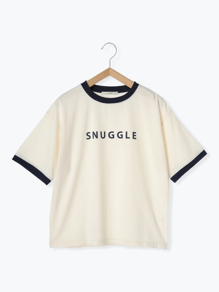 リンガーロゴプリントTシャツ（オフホワイト/キナリ）｜sō4ū（ソウフォーユー）通販