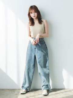 デニムパンツ uni様 ブルー 38 01_001.jpg