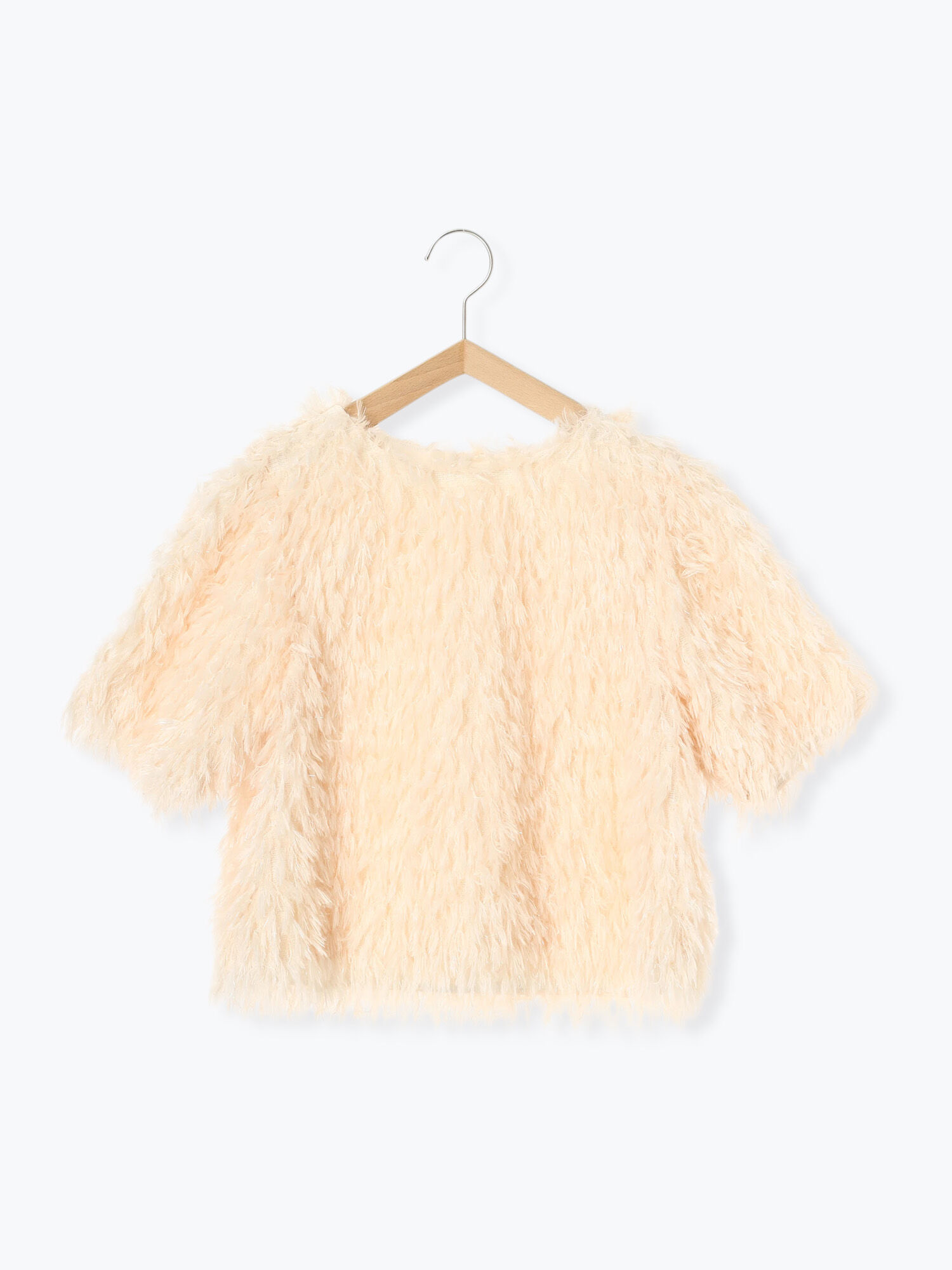 セール】 シャギートップス（グレー/キナリ/トップス/シャツ・ブラウス