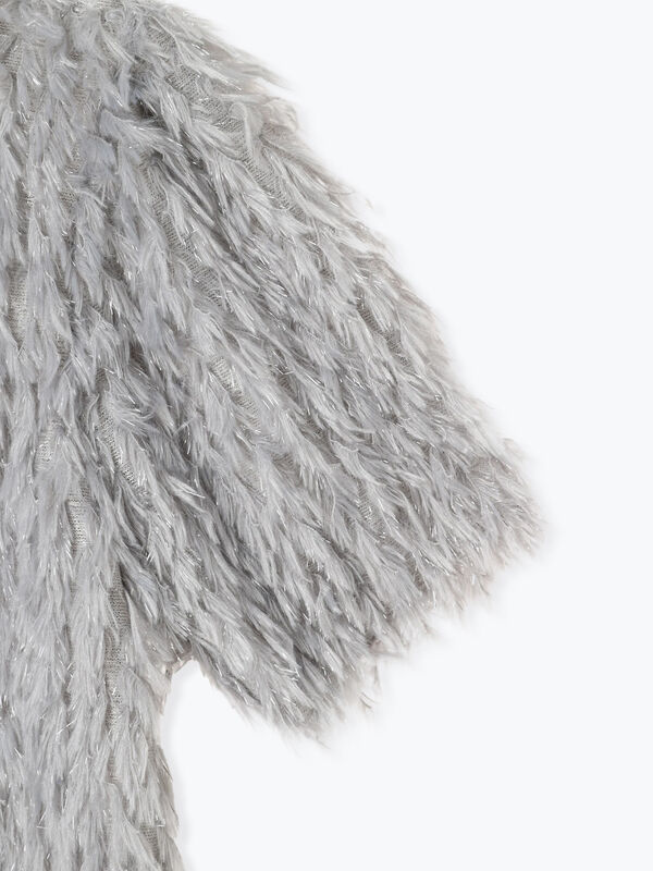 セール】 シャギートップス（グレー/キナリ/トップス/シャツ・ブラウス